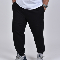 Men's bottom part with cuff total black