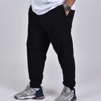 Men's bottom part with cuff total black