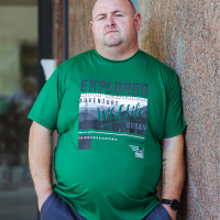 Men's t-shirt with EXPLORER print