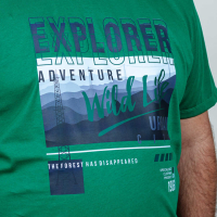 Men's t-shirt with EXPLORER print
