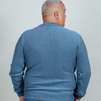 Blue men's sweater