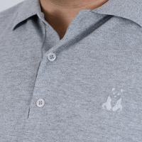 Men's Polo T-Shirt Light Grey