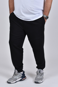 Men's bottom part with cuff total black