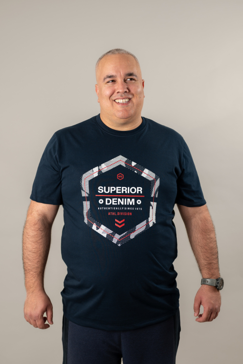 Pamut férfi póló SUPERIOR RED 