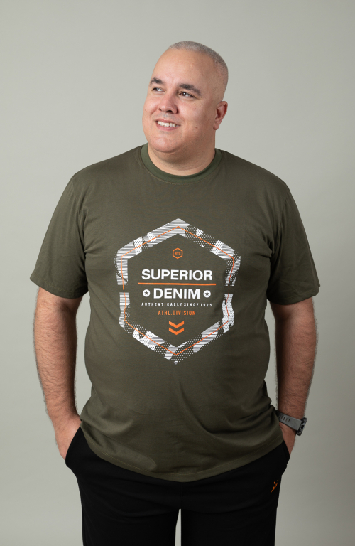 Cotton men's t-shirt SUPERIOR ORANGE