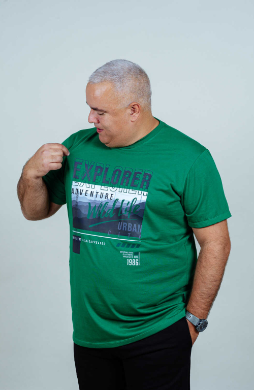 Men's t-shirt with EXPLORER print