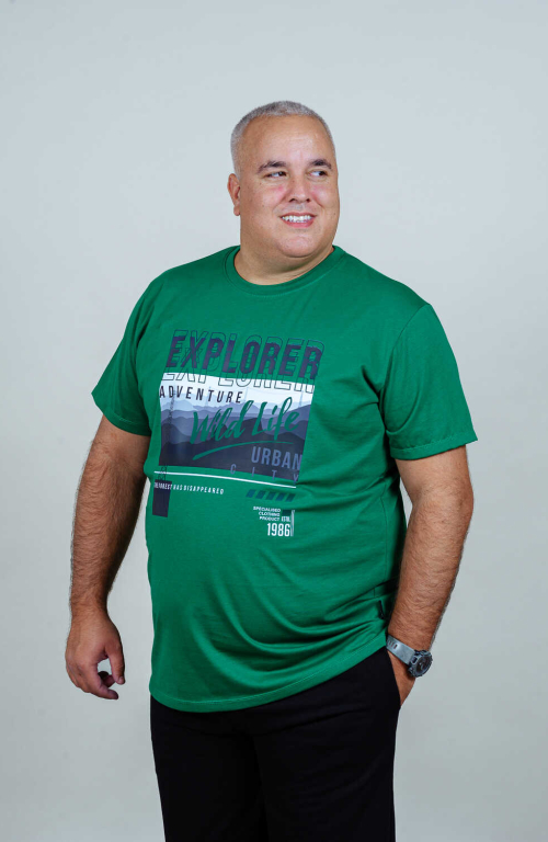 Men's t-shirt with EXPLORER print
