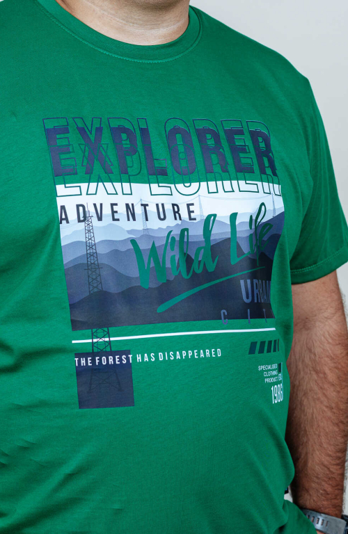 Men's t-shirt with EXPLORER print