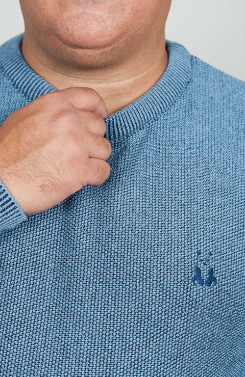 Blue men's sweater