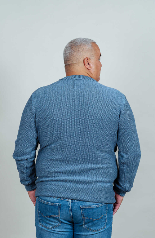 Blue men's sweater