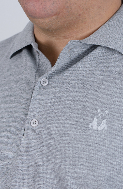Men's Polo T-Shirt Light Grey
