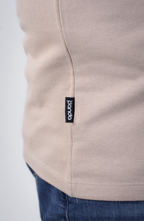 Men's Polo T-shirt in Beige