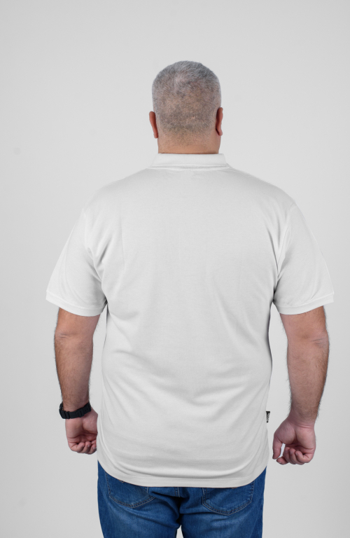 Men's White Polo Shirt