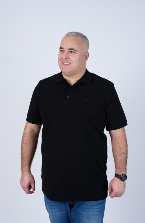 Men's Black Polo Shirt