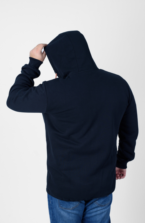 Men's Hooded Sweatshirt Jacket Navy