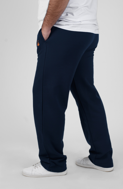 Winter navy blue sweatpants